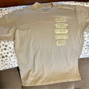 Empyre tan graphic tee NWOT